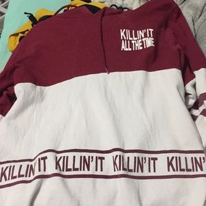 A medium long sleeve sweater!!!